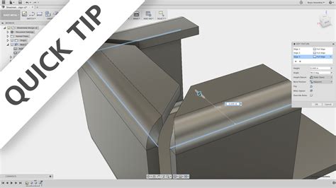 sheet metal in fusion 360|autodesk fusion 360 sheet metal.